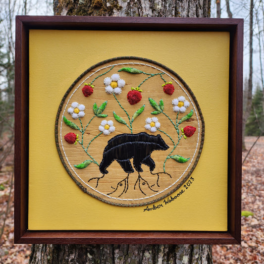 Quilled Strawberry Bear