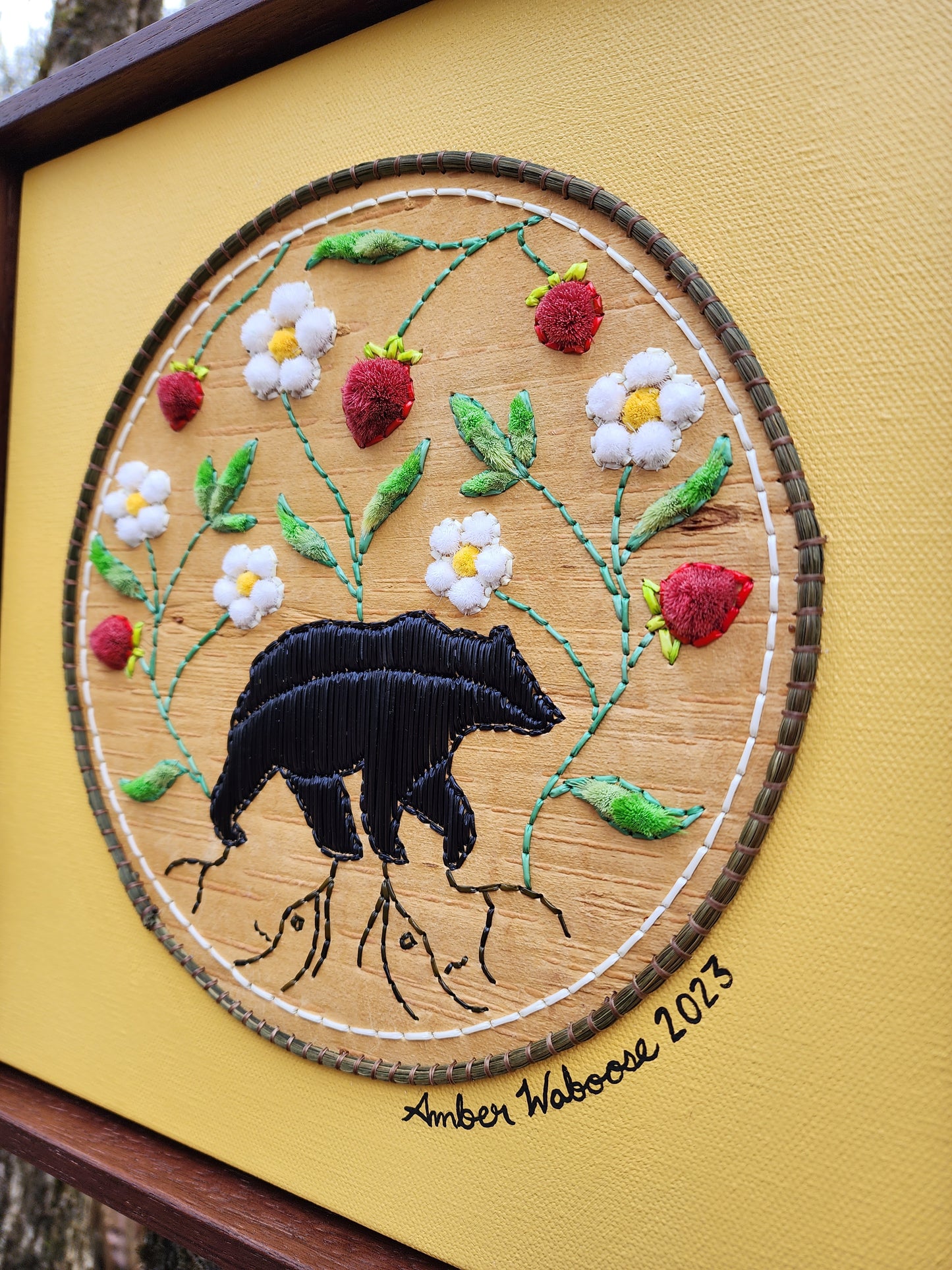 Quilled Strawberry Bear